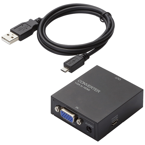 アップスキャンコンバーター/3.5φ/VGA-HDMI/HDMI1.3