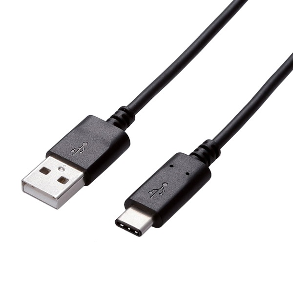 スマートフォン用USB2.0ケーブル/USB(A-C)/認証品/3.0m/ブラック