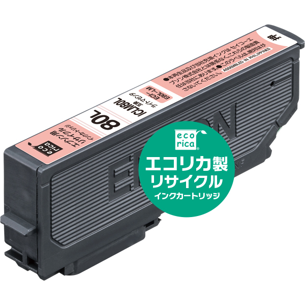 エコリカ リサイクルインクカートリッジ/EPSON/ICLM80L互換/ライトマゼンタ