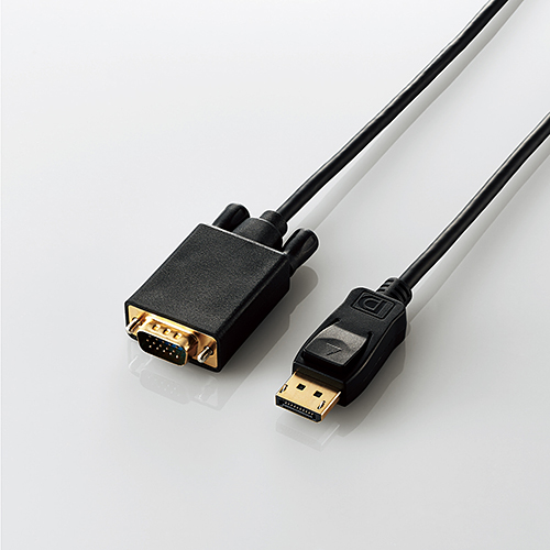 変換ケーブル/DisplayPort - VGA/2.0m/ブラック