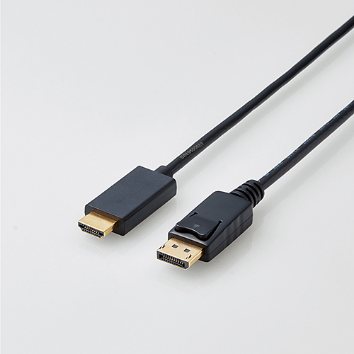 変換ケーブル/DisplayPort - HDMI/2.0m/ブラック
