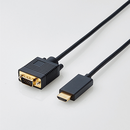 変換ケーブル/HDMI - VGA/2.0m/ブラック