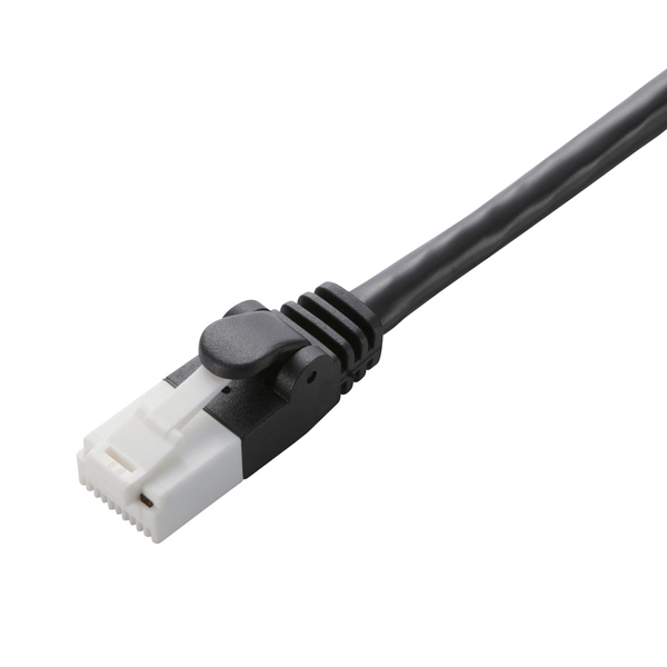LANケーブル/CAT6対応/EU RoHS指令準拠/爪折れ防止/簡易パッケージ仕様/30m/ブラック