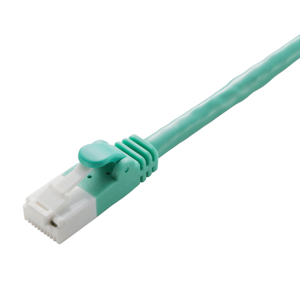 LANケーブル/CAT6対応/EU RoHS指令準拠/爪折れ防止/簡易パッケージ仕様/30m/グリーン