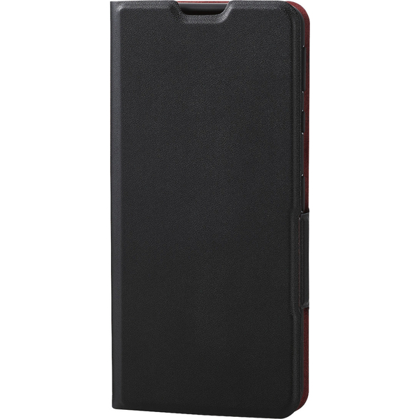 AQUOS sense4/AQUOS sense5G/AQUOS sense4 lite/AQUOS sense4 basic用レザーケース/手帳型/UltraSlim/薄型/磁石付き/ブラック