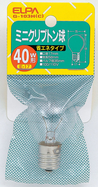 ミニクリプトン球 40W