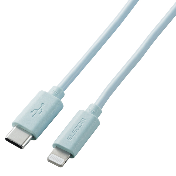 USB-C to Lightningケーブル/1.0m/ブルー