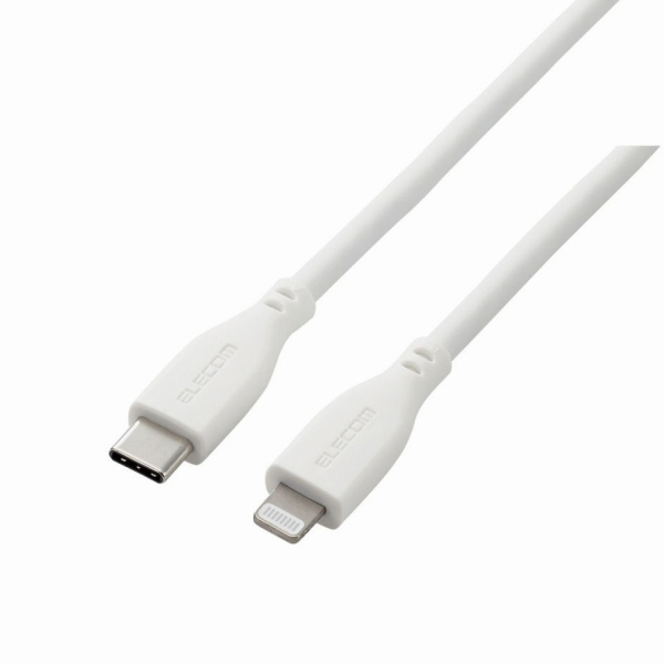 USB Type-C to Lightningケーブル/USB Power Delivery対応/なめらか/2.0m/ホワイト