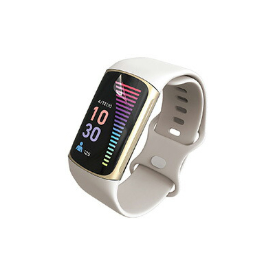 Fitbit Charge 6/Fitbit Charge5/衝撃吸収フィルム/フルカバー/指紋防止/高透明/傷リペア
