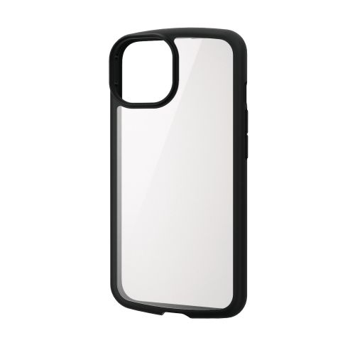 iPhone 14/iPhone 13用ハイブリッドケース/TOUGH SLIM LITE/フレームカラー/背面クリア/ブラック