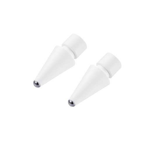 Apple Pencil専用交換ペン先/第1・第2世代両対応/金属製/標準形状/2個入り