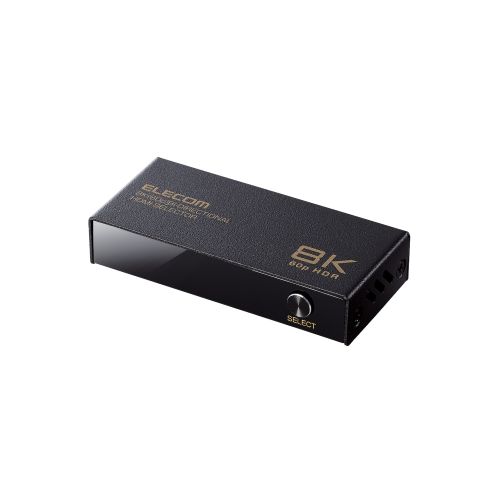HDMI切替器/8K60Hz対応/双方向/メタル筐体/ブラック