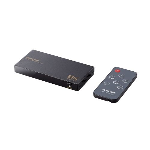 HDMI切替器/8K対応/3ポート/3入力1出力/ブラック