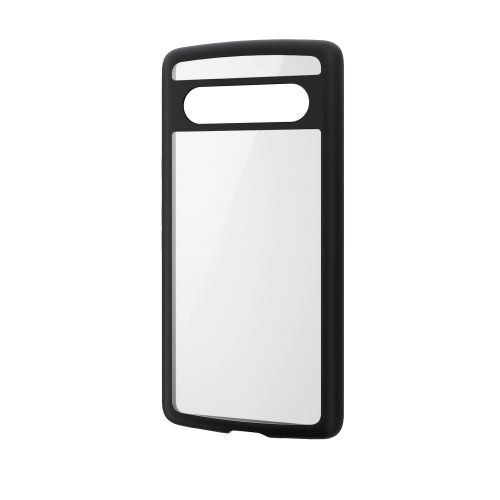 Google Pixel 7a用ハイブリッドケース/TOUGH SLIM LITE/フレームカラー/背面クリア/ブラック