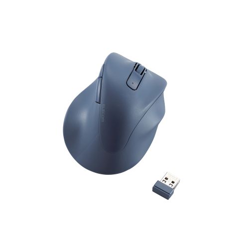 マウス/EX-G/2023年モデル/右手専用/Sサイズ/無線2.4GHz/5ボタン/抗菌仕様/静音設計/ブルー