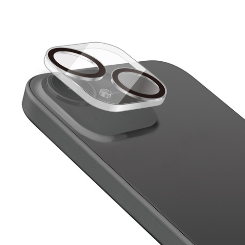 iPhone 15/iPhone 15 Plus用カメラレンズカバー/ガラス/クリア