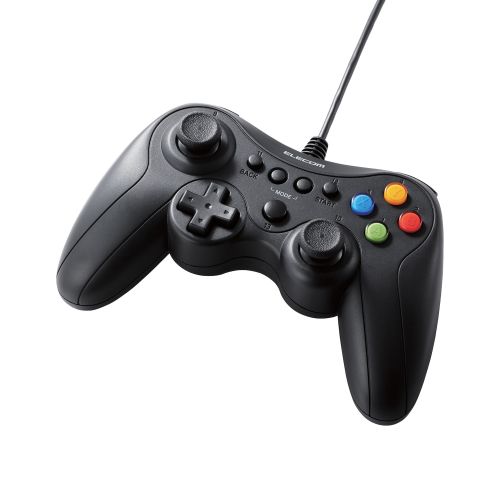 ゲームパッド/有線/Xinput/Xbox系配置/FPS仕様/メカニカルトリガー/スティックカスタマイズ対応/振動/ブラック