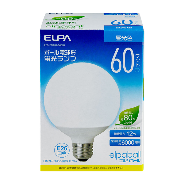 電球形蛍光灯 G形 60W形