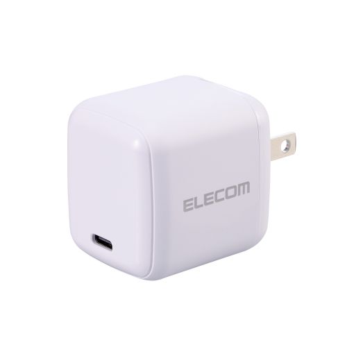 AC充電器/スマホ・タブレット用/USB Power Delivery/65W/USB-C1ポート/ホワイト