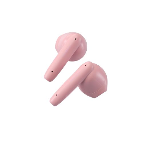 Bluetoothイヤホン/完全ワイヤレス/AAC対応/低遅延モード/セミオープン/タッチセンサー/ピンク