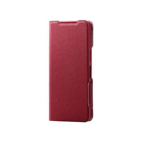 arrows We2 (F-52E/FCG02)用レザーケース/手帳型/UltraSlim/Flowers/薄型/磁石付き/ディープピンク