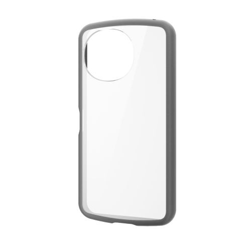 AQUOS sense9(SH-53E)用ハイブリッドケース/TOUGH SLIM LITE/フレームカラー/背面クリア/ブラック