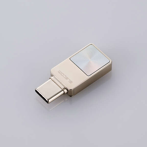 USBメモリ/USB 5Gbps/Type-C/スマホ向け/128GB/シルバー