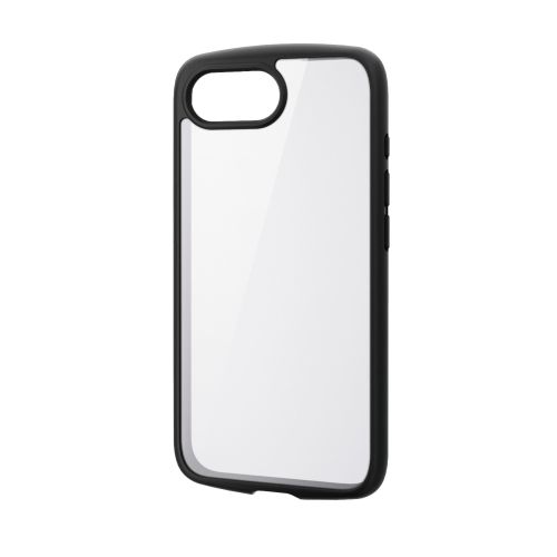 iPhone 17e/16e/ハイブリッドケース/TOUGH SLIM LITE/フレームカラー/背面クリア/背面ガラス/ストラップシート付属/ブラック