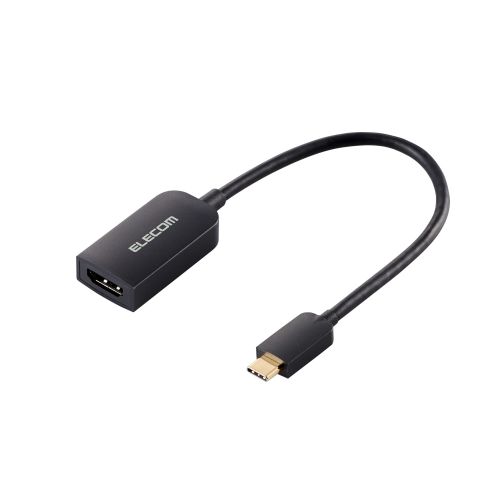 Type-C映像変換アダプタ/TypeC-HDMI/60Hz/ブラック
