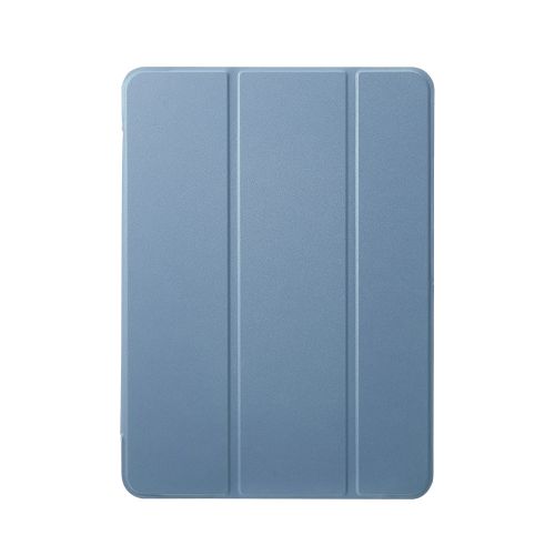 iPad Air 11インチ(M3/M2)/フラップケース/薄型軽量/背面クリア/2アングル/スリープ対応/ブルーグレー