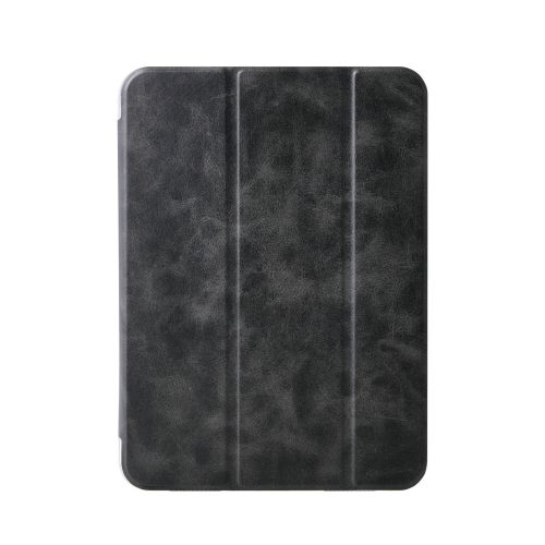 iPad 11インチ(A16)/10.9インチ(第10世代)/フラップケース/薄型軽量/背面クリア/2アングル/スリープ対応/ブラック