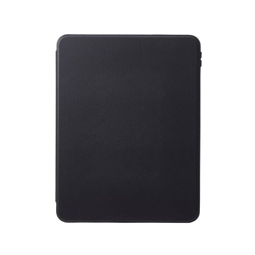 iPad Air 11インチ(M3/M2)/フラップケース/360度回転/マグネット着脱/背面クリア/ブラック