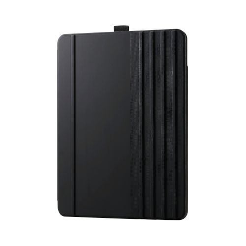 13インチiPad Air(M2)/フラップケース/ソフトレザー/ドローイング/アングル8段階/スリープ対応/ブラック