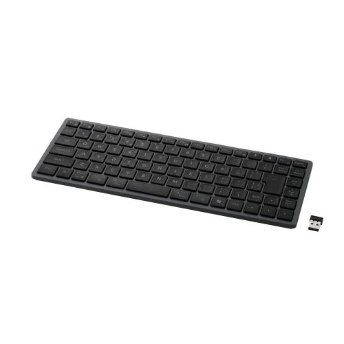キーボード/Precisionist/無線2.4GHz/Bluetooth/マルチペアリング/充電式/ミニサイズ/パンタグラフ式/ブラック