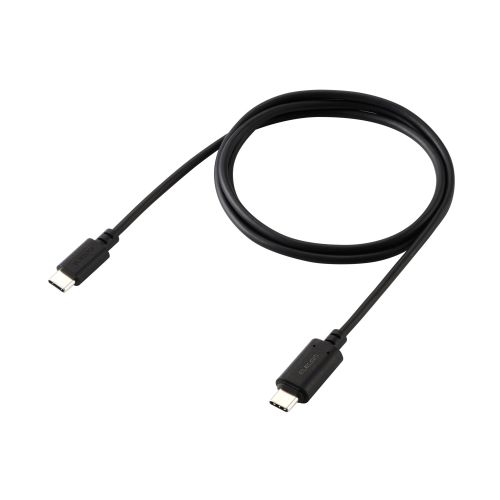 USB Type-C to USB Type-Cケーブル/着脱式マグネット/最大60W/ブレーカー搭載/1.0m/ブラック