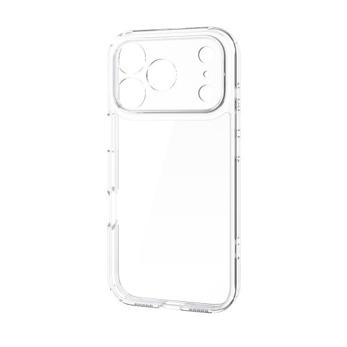 iPhone 17 Pro/ハイブリッドケース/極限/メタルステッカー付/クリア