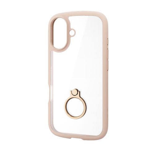 iPhone 17/TOUGH SLIM LITE/フレームカラー/リング付/ベージュ