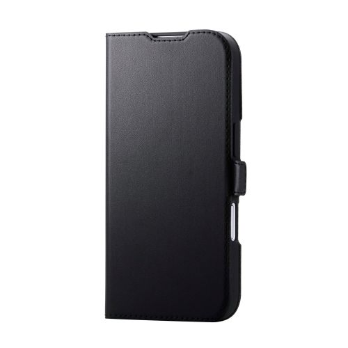 iPhone 17/手帳型ケース/磁石付/耐衝撃/ブラック