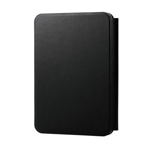 8.3インチiPad mini(A17 Pro)/フラップケース/ソフトレザー/多段階高さ調整/ブラック