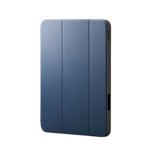 11インチiPad Pro(M4)/フラップケース/衝撃吸収/Apple Pencil収納/スリープ対応/ネイビー