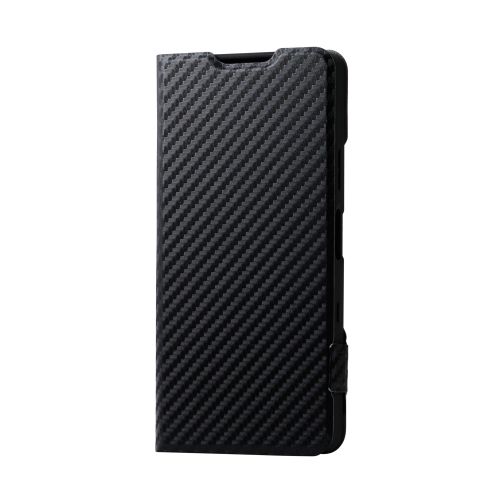Xperia 10 VII (SO-52F)/手帳型ケース/薄型/磁石付/カーボンブラック