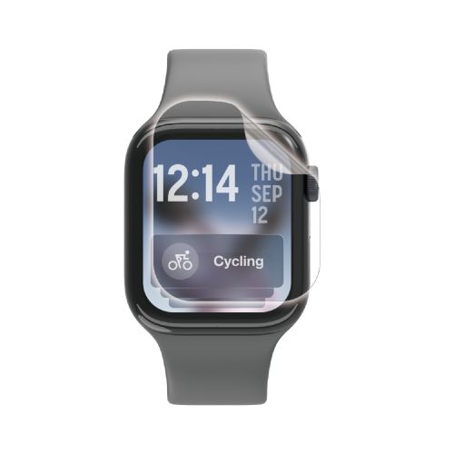 Apple Watch 46mm/フィルム/衝撃吸収/傷リペア/防指紋/貼付ツール付