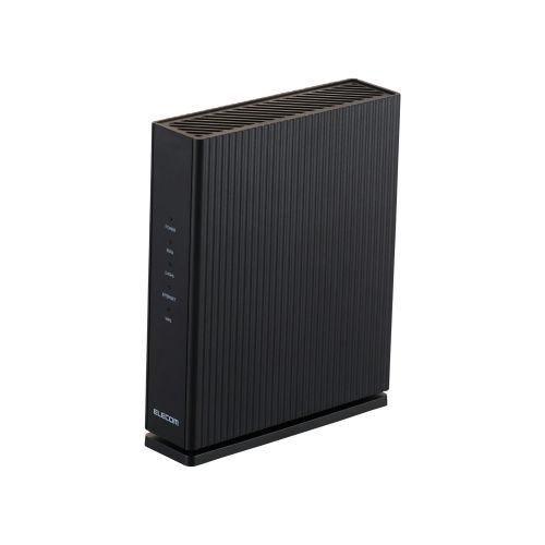 無線LANルーター親機/Wi-Fi6/1201+300Mbps/有線Giga/IPv6(IPoE)対応/ブラック
