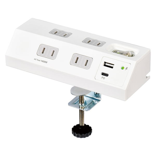 デスクUSBタップ PD20W ホワイト