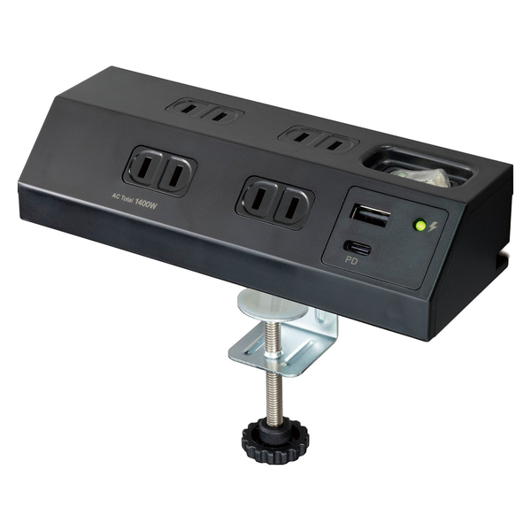 デスクUSBタップ PD20W ブラック
