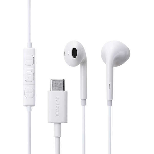 有線イヤホン/USB Type-C/インナーイヤー/ホワイト