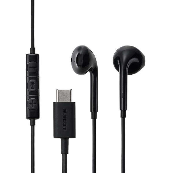 有線イヤホン/USB Type-C/インナーイヤー/ブラック