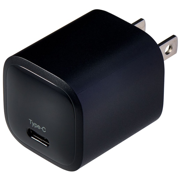 コンパクトUSB充電器 PD20W ブラック