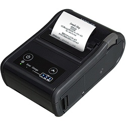 サーマルレシートプリンター/モバイルモデル/TM-P60IIシリーズ/58mm/USB・Bluetooth/電源同梱/ブラック