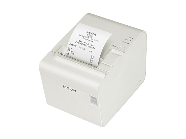 サーマルレシートプリンター/80mm/USB・有線LAN/大径ロール紙対応/クールホワイト